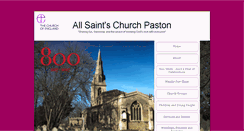Desktop Screenshot of allsaintspaston.com